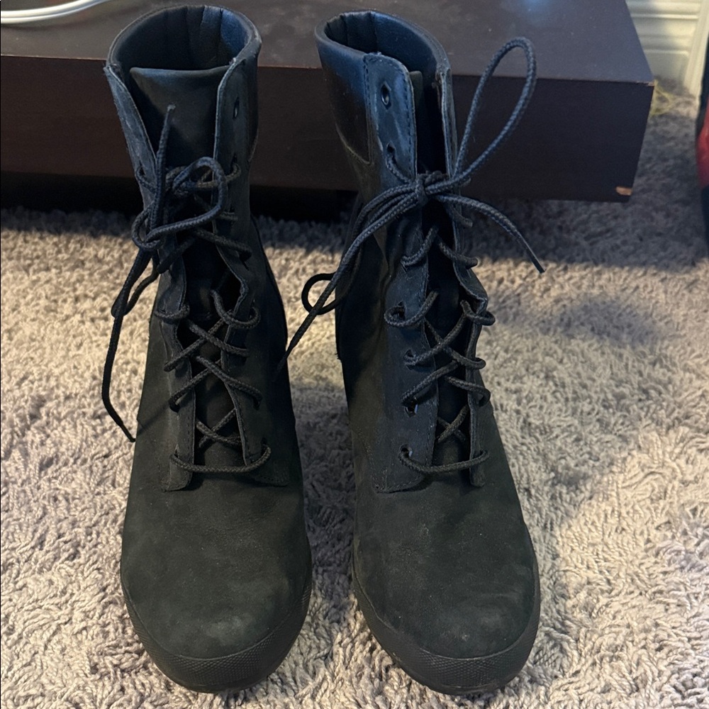 Timberland Black Women's Combat Boots